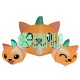 Inflable Gatos Halloween 1.55 Mts