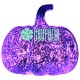 Calabazas Morado Pilas Luces Halloween Baterias Decoracion Otoño Evento