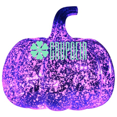 Calabazas Morado Pilas Luces Halloween Baterias Decoracion Otoño Evento