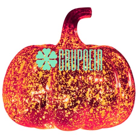 Calabazas Naranja Pilas Luces Halloween Baterias Decoracion Otoño Evento