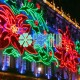 Manguera 100 Mts 2 Hilos Verde Luces Led Luz Fija Tivoli Exterior Redonda