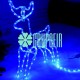 Manguera 100 Mts 2 Hilos Azul Luces Led Luz Fija Tivoli Exterior Redonda