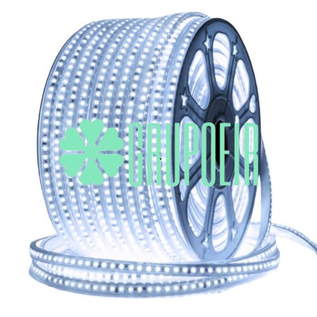 Manguera Led Blanco 2835 Rollo 100 Metros Smd Exterior 120 Leds Por Metro