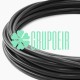 Cable 2x18 Redondo Negro Liso Pvc Lamparas Candelabros Candiles 5.5mm 