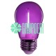 Foco 1w Led Morado Decorativo Alumbrado Dia De Muertos Halloween S14 E27