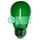 Foco 1w Led Verde Decorativo Alumbrado Patrio Fiestas Patrias S14 E27
