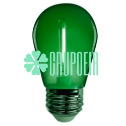Foco 1w Led Verde Decorativo Alumbrado Patrio Fiestas Patrias S14 E27