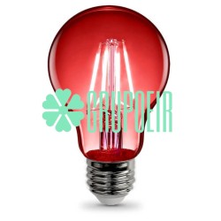 Foco Led Rojo 4W A19 E27 E26 Fiestas Patrias Hotel Restaurante Terraza