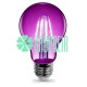 Foco Led Rosa 4W A19 E27 E26 Decoracion Fiesta Evento Filamento Retro