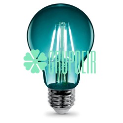Foco Led Celeste 4W A19 E27 E26 Decoracion Fiesta Evento Filamento Retro
