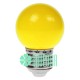 Foco 1W P45 Led Amarillo G45 Colores Miniglobo Plastico Rosca E26 E27