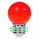 Foco 1W P45 Led Rojo G45 Colores Miniglobo Plastico Rosca E26 E27