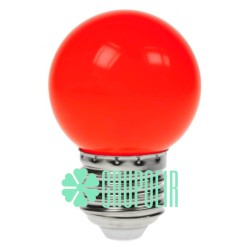 Foco 1W P45 Led Rojo G45 Colores Miniglobo Plastico Rosca E26 E27
