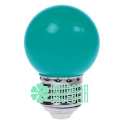 Foco 1W P45 Led Celeste G45 Colores Miniglobo Plastico Rosca E26 E27
