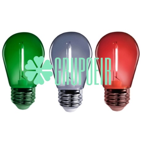 Focos Led Tricolor Fiestas Patrias Alumbrado Exterior 1W S14 E27 30 Piezas