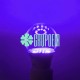 Foco Led Luz Negra Ultravioleta Uva Evento Fiesta Halloween 18W A19 E27