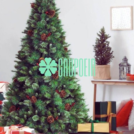 Pino Piñas Cerezas 5 Mts Arbol Navideño Hotel Plaza Centro Comercial