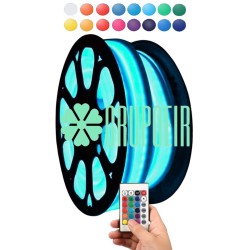 Manguera Neón Rgb Multicolor 25 Metros Led 2835 Flexible Control Exterior