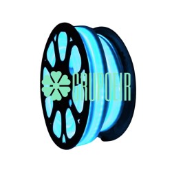 Manguera Neón Azul Claro 25 Metros Flexible Exterior Luces Led 2835