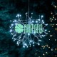 Estrella Luces 30 Cms Blanco Erizo Navidad Decoracion Plaza Centro Comercial
