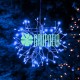 Estrella Luces 30 Cms Azul Erizo Navidad Decoracion Plaza Centro Comercial