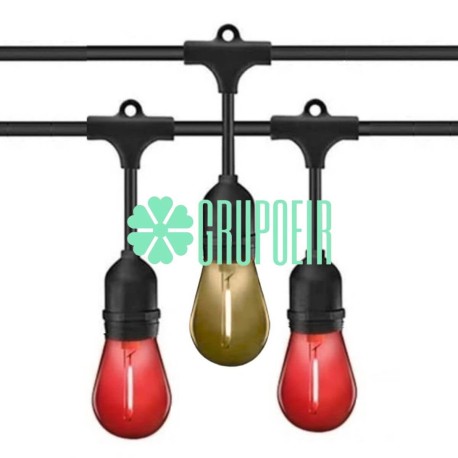Guirnalda Led Rojo Calido 10 Mts