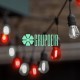 Guirnalda Led Rojo Blanco 10 Mts