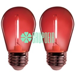 Focos Led S14 Rojo
