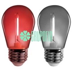 Focos Led S14 Rojo Blanco