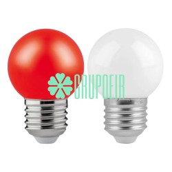 Focos P45 Rojo Blanco 30 Pzas