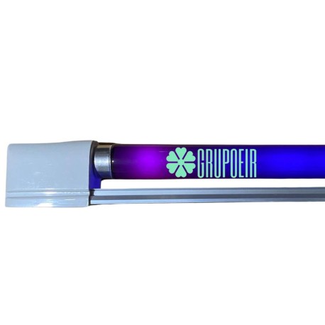 Lámpara Luz Negra Con Filtro Uva Ultravioleta F40T8BLB 40W Luminaria Regleta