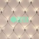 Malla Calido Cable Verde 1.8 x 2.4 Mts Red Luces Led Follajes Arboles