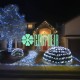Malla Blanco Cable Verde 1.8 x 2.4 Mts Red Luces Led Follajes Arboles