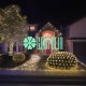 Malla Calido Cable Verde 1.8 x 2.4 Mts Red Luces Led Follajes Arboles