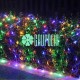 Malla Multicolor 1.8 x 2.4 Mts Red Luces Led Navidad Navideña Colores