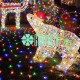 Malla Multicolor 1.8 x 2.4 Mts Red Luces Led Navidad Navideña Colores
