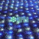 Malla Blanco Azul 1.8 x 2.4 Mts Red Luces Led Navidad Navideña Decoracion  
