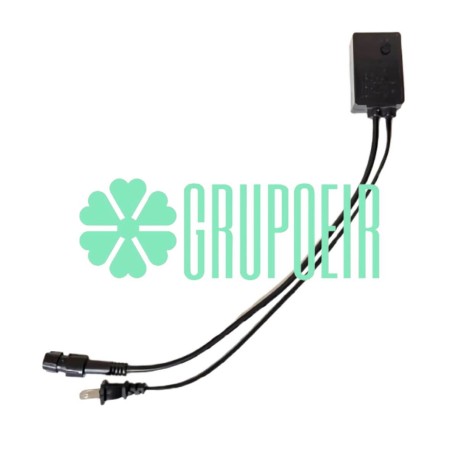Conector Enchufe 3 Hilos Pines Vias Para Manguera Led Redonda Control