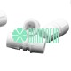 Conector Cople 2 Hilos Pines Vias Para Manguera Led Luminosa Empalme Union