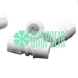 Conector Cople 2 Hilos Pines Vias Para Manguera Led Luminosa Empalme Union