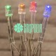 Luces Led Pilas AA Multicolor 3 Mts Navideñas Fiestas Baterias Luz Fija