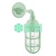Lámpara Bunker Retro Verde Menta Interiorismo Decoración Recamara Edison