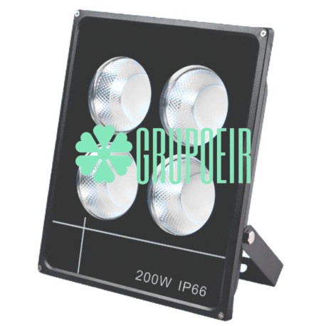 Reflector Led Cob 200W Blanco Luz Blanca Exterior Almacen Bodega Nave Industrial