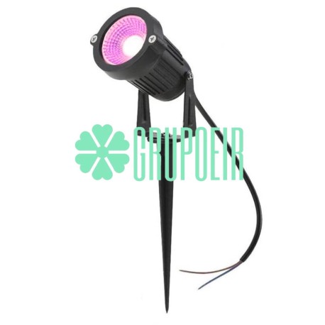 Estaca Led 15W Rosa