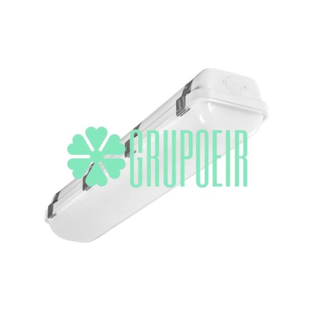 Lampara A Prueba De Vapor 18W Led 2X9W 120 Cms Aeropuerto Nave Industrial