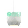 Lampara Geometric Globe Blanco