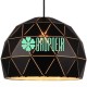 Lampara Geometric Dome Negro
