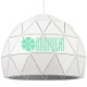 Lampara Geometric Dome Blanco