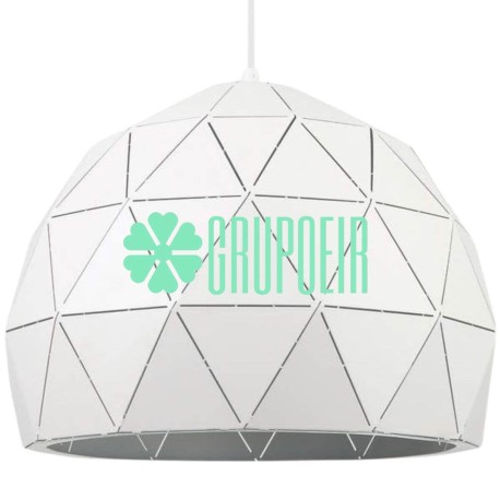 Lampara Geometric Dome Blanco