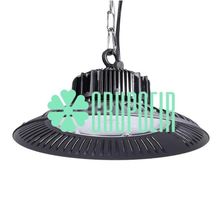 Campana Led 100W Techo Alto Colgante Bodega Almacen Nave Industrial 